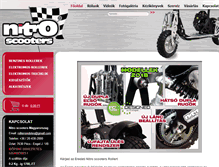 Tablet Screenshot of nitroscooters.hu